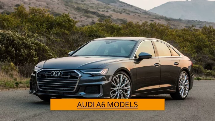 audi a6 models