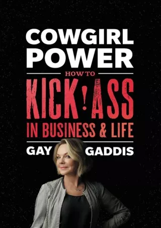 DOWNLOAD️ FREE (PDF) Cowgirl Power: How to Kick Ass in Business and Life