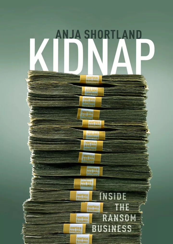 kidnap inside the ransom business