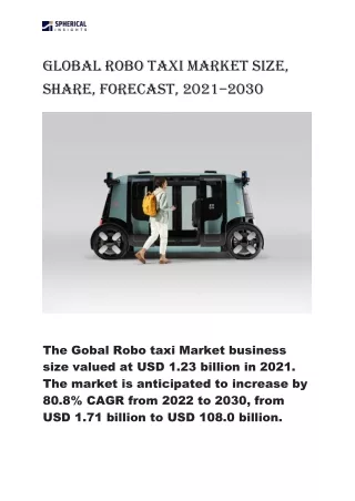 Global Robo taxi Market