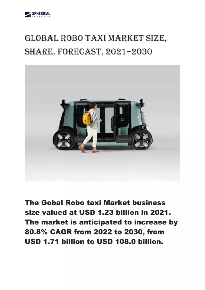 global robo taxi market size share forecast 2021