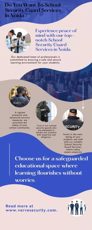 Do You Want To School Security Guard Services In Noida  ?