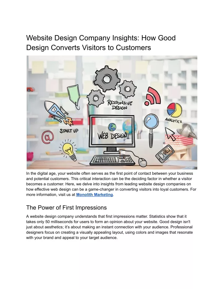 website design company insights how good design