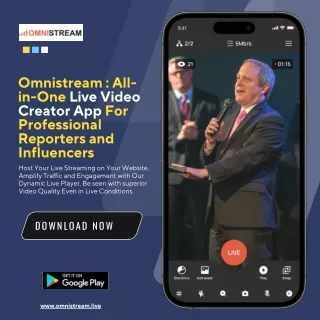 Professional Live Streaming App | Omnistram