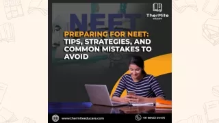 Preparing for NEET Tips, Strategies, and Common Mistakes to Avoid