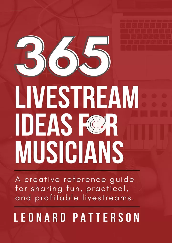 365 livestream ideas for musicians a creative