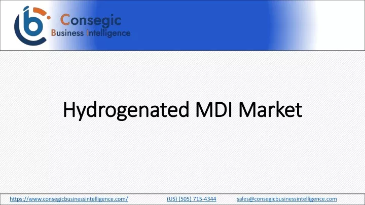 hydrogenated mdi market