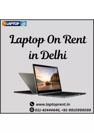 Laptop for Rent In Delhi