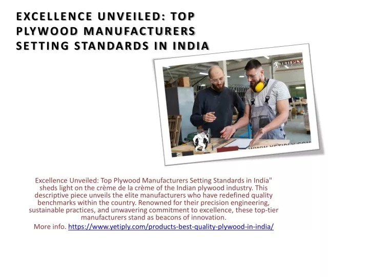 excellence unveiled top plywood manufacturers setting standards in india