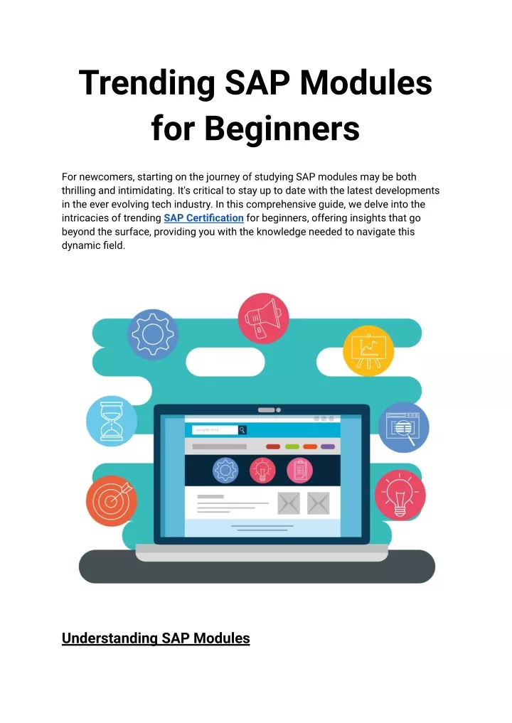 trending sap modules for beginners