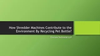 How Shredder Machines Contribute to the Environment By