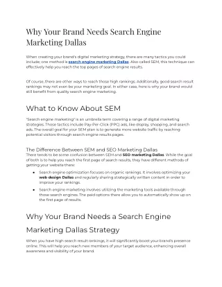 2023 - Why Your Brand Needs Search Engine Marketing Dallas (1)