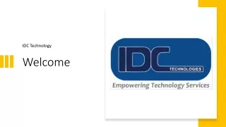 Expert ERP Implementation Services | IDC Technologies Solutions