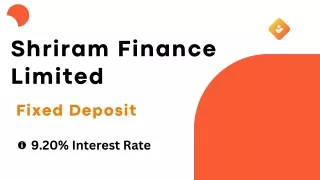 Shriram Finance - Online Fixed Deposit Investment