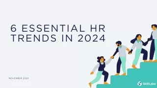 6 Essential HR Trends in 2024 for Organization Growth