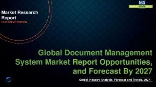 market research report exclusive edition