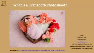 What is a First Tooth Photoshoot?