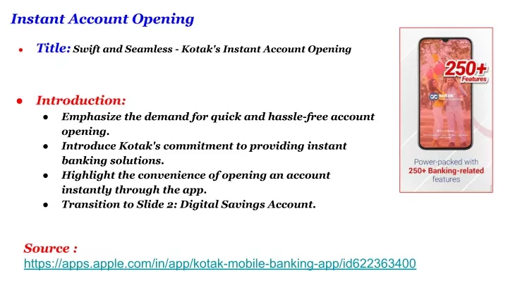 instant account opening