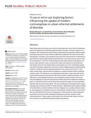 plos global public health