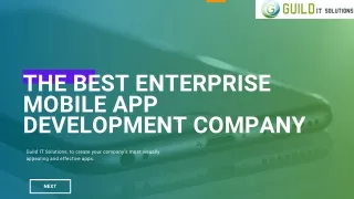 the best enterprise mobile app development company