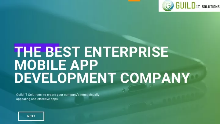 the best enterprise mobile app development company
