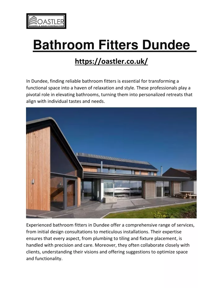 bathroom fitters dundee