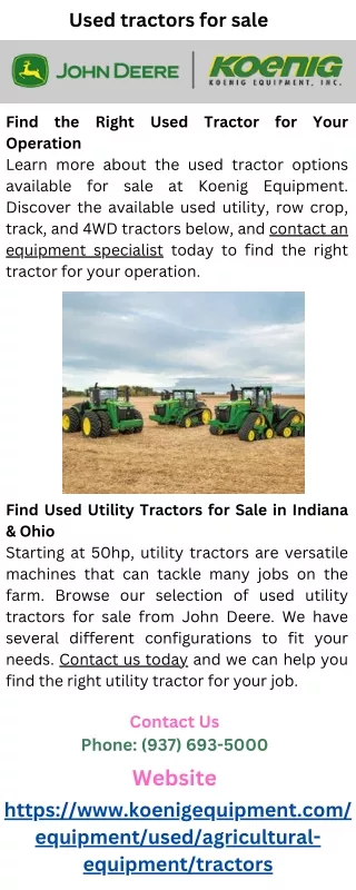 used tractors