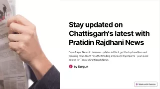 Stay-updated-on-Chattisgarhs-latest-with-Pratidin-Rajdhani-News