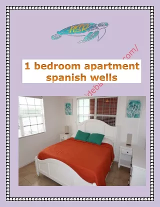 1 bedroom apartment spanish wells