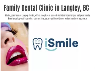 Family Dental Clinic in Langley, BC