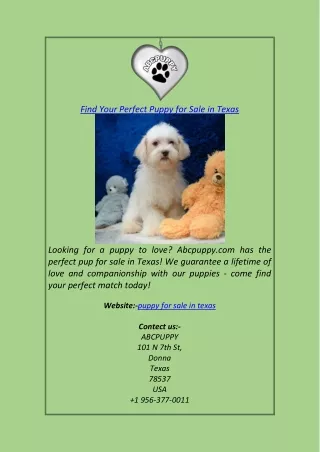 puppy for sale in texas