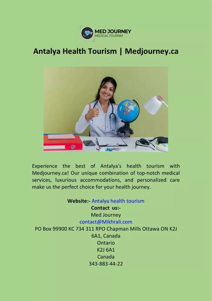 antalya health tourism medjourney ca