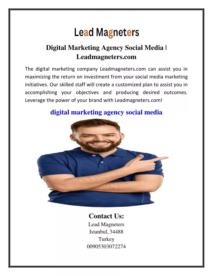 digital marketing agency social media
