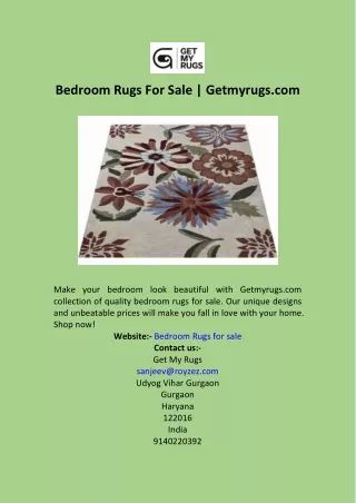 Bedroom Rugs For Sale  Getmyrugs.com