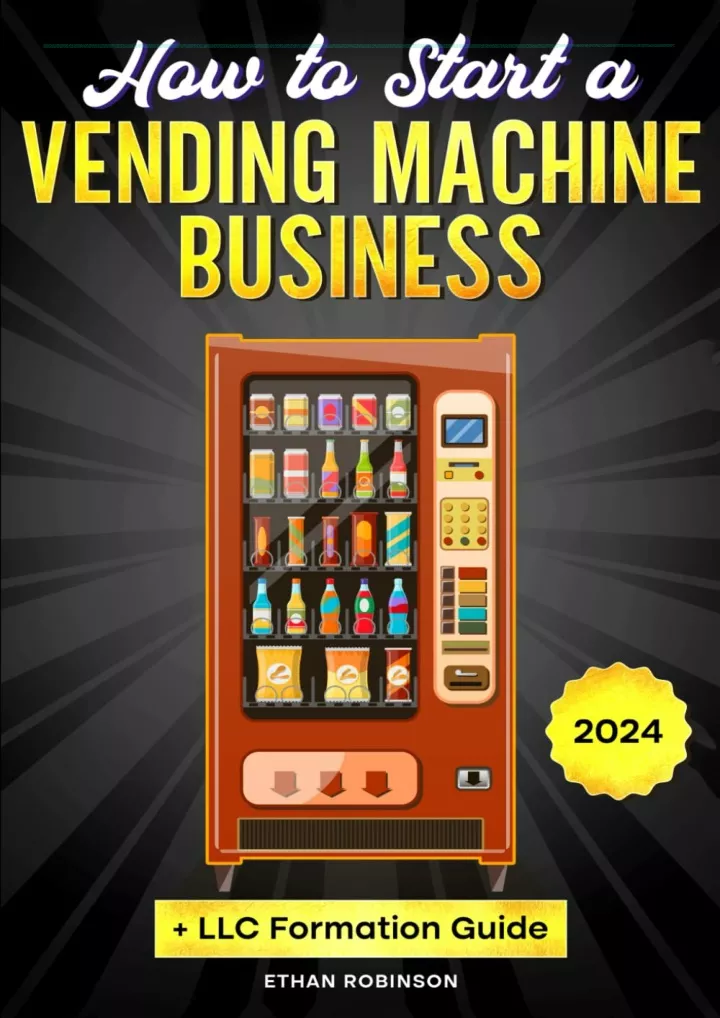 read pdf how to start a vending machine business