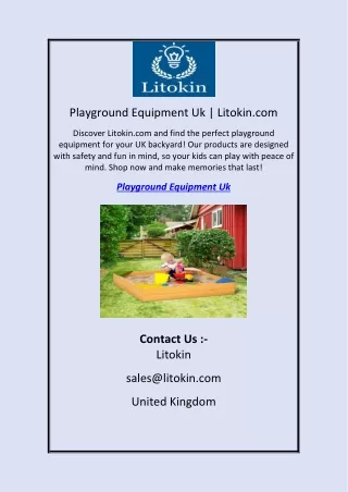 Playground Equipment Uk  Litokin.com