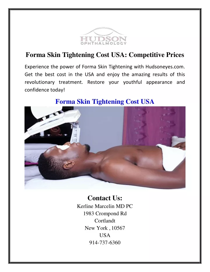 forma skin tightening cost usa competitive prices