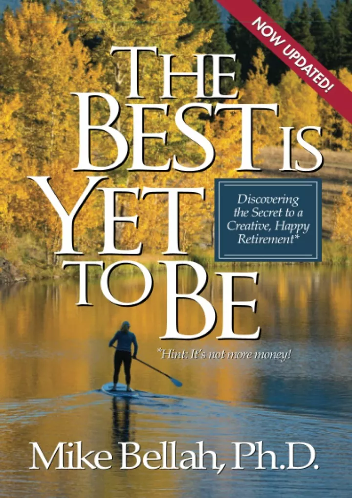 download pdf the best is yet to be discovering