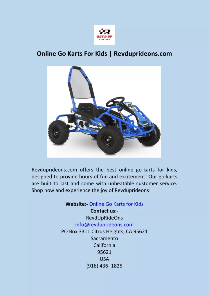 online go karts for kids revduprideons com