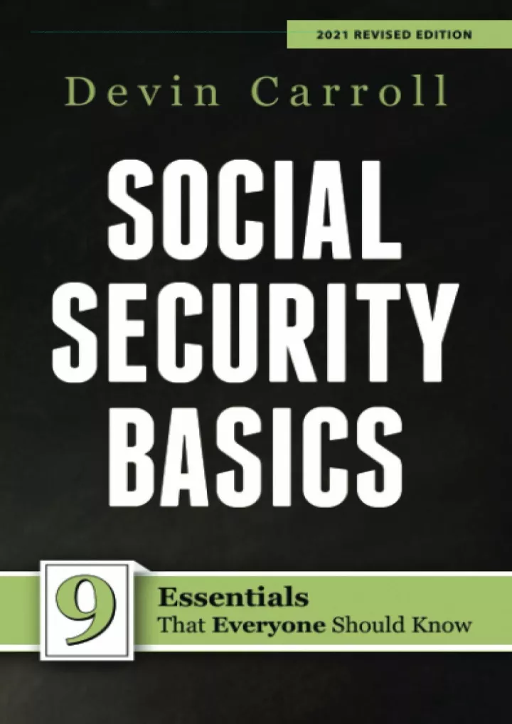 get pdf download social security basics