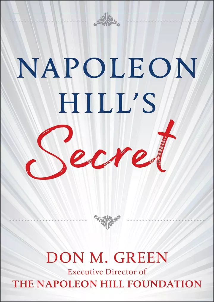 pdf read download napoleon hill s secret download
