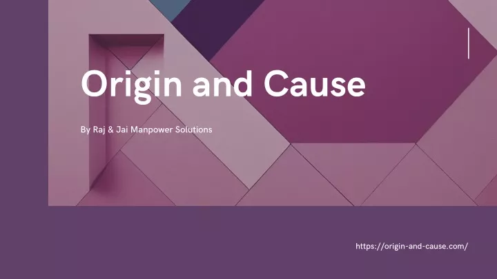 origin and cause