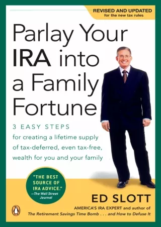 get [PDF] ⭐DOWNLOAD⭐ Parlay Your IRA into a Family Fortune: 3 Easy Steps for Cre