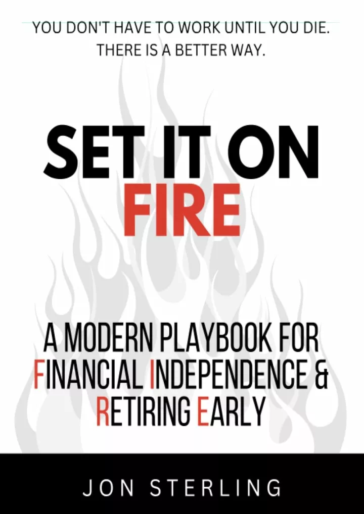 read download set it on fire a modern playbook