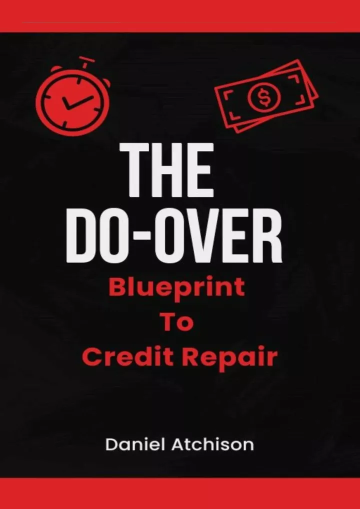 pdf read online the do over blueprint to credit