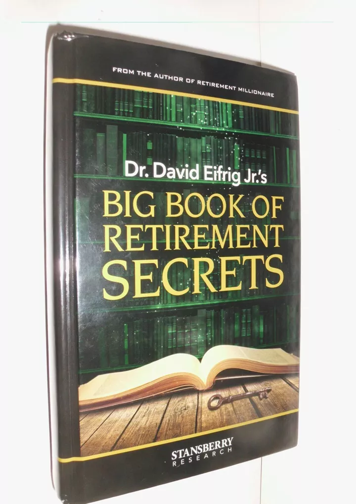 read pdf big book of retirement secrets by david