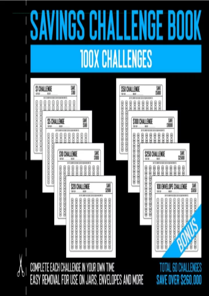 pdf savings challenge book 100x challenges money