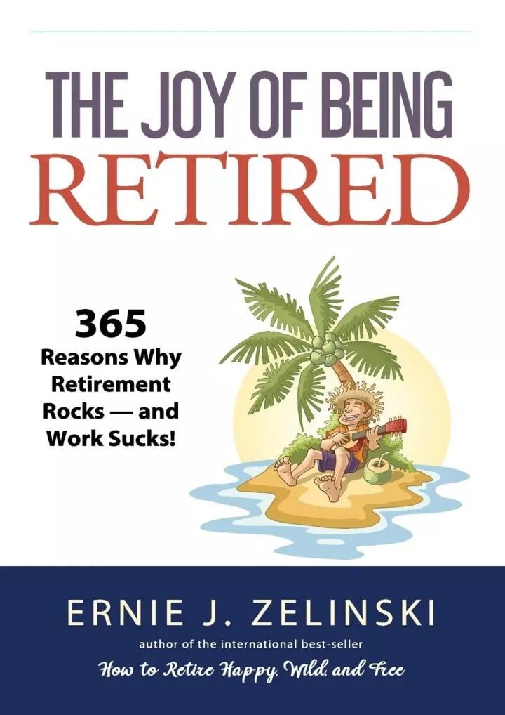 pdf read online the joy of being retired