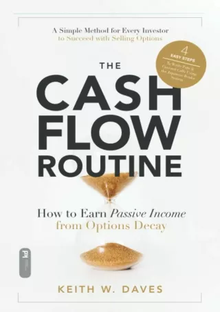 ✔Read❤ ebook [PDF]  The Cashflow Routine: How to Earn Passive Income from Option