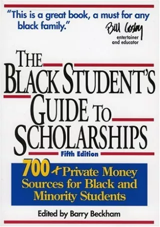 PDF/✔Read❤/⭐DOWNLOAD⭐  A Black Student's Guide to Scholarships
